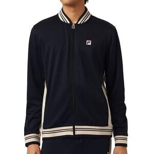 Fila Men's Black Angora Performance Iconic Settanta Jacket Size L